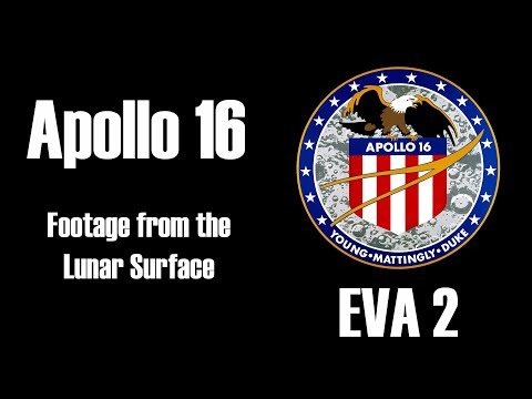 Apollo 16: Full Footage from the Lunar Surface - EVA 2
