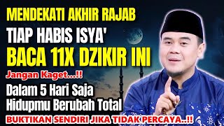 Download lagu BULAN RAJAB !! Habis Isya Baca Surah Pendek Ini 11x! Gak sampai 5 hari Hidupmu Berubah Total.. mp3