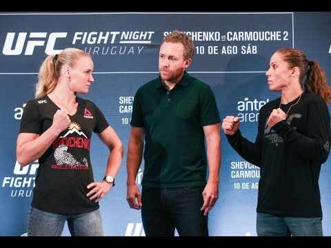 Todas as encaradas do Media Day do UFC Ururguai