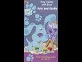 VHS Reactions Season 3 Episode 11 Opening To Blues Clues Arts And Crafts 1998 VHS