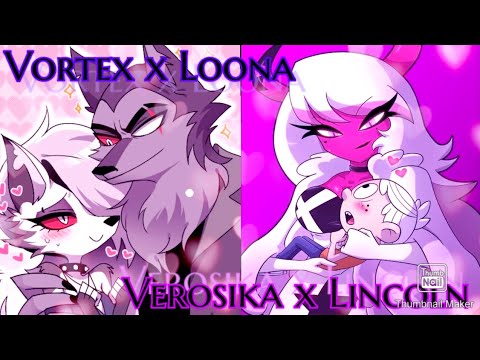 ROMAIN WORLD/ VORTEX x LOONA / VEROSIKA x LINCOLN ( HAZBIN HOTEL/HELLUVA BOSS ) ANIMATION