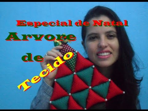 Especial de Natal ♥ Diy: Árvore de Tecido♥(Ft. TIC THAT IS COOL )