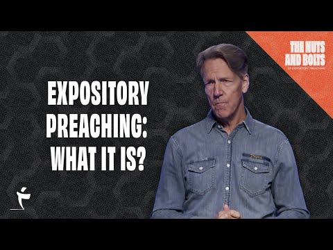 Expository Preaching: What It Is? | Pastor Skip Heitzig