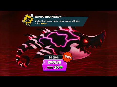 ENEMY GIANT MONSTER SHARKELEON UNLOCKED AND GAMEPLAY 2025 - Hungry Shark Evolution