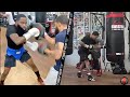 ADRIEN BRONER & GERVONTA DAVIS BUSTING UP HEAVY BAG "IN THE ZONE"; TRAINING SIDE BY SIDE IN MIAMI