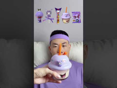 💜💜💜🎧[ASMR]| Kuromi-themed Mukbang | Perfect for Sleep#immersive #asmr