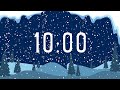 Winter Themed 10 Minute Timer Video | Snowy Day | Classroom Timer | Winter Vibes | Wintery Countdown