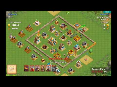 BAHUBALI -THE GAME. An attack with war elephant,spear man and priest (wesp)strategy.