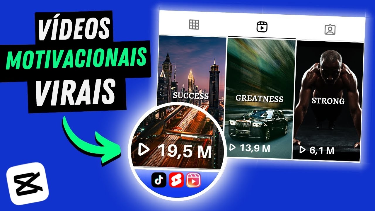 🔴 Como CRIAR Vídeos Motivacionais VIRAIS em Minutos - Shorts, Reels e TikToks Monetizáveis!