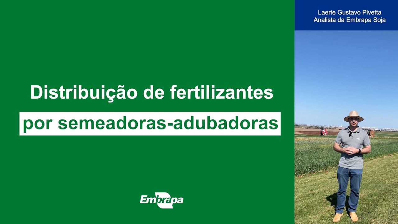 Distribuição de fertilizantes por semeadoras adubadoras