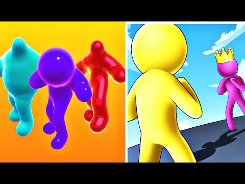 🥭 Giant Rush 🆚 Blob Runner Gameplay Walkthrough! All Levels New Update 88PXQKU! Android,iOS