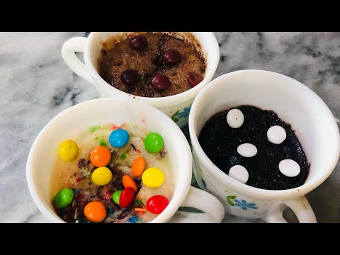 3 Delicious Mug Cake in Oven | 2 minutes Mug Cake Recipe | Instant Coffee Mug Cake Recipe