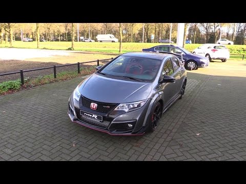 Honda Civic Type R 2016 Start Up, Exhaust Sound, In Depth Review Interior Exterior