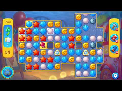 Fishdom 7351 Level - 16 moves - NO BooSTERS