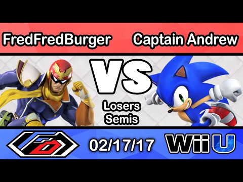 MFDGA  2/17/17-FD|FredFredBurger (Captain Falcon) vs LH|Captain Andrew (Sonic) Losers Semi Finals