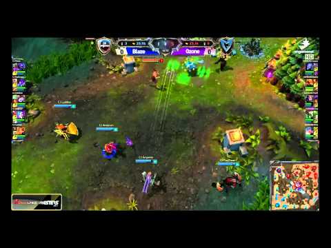 CJ Entus Blaze vs Samsung Galaxy Ozone | Game 3 Playoffs SK Telecom LTE-A LoL Masters 2014 | May 29
