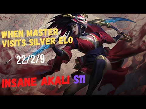 Master visits silver ELO - Akali vs Darius League of legends