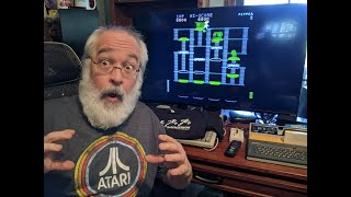 Beef Drop - Atari 8bit BurgerTime - Retro Video Game - Retrogaming - Summer Excitement