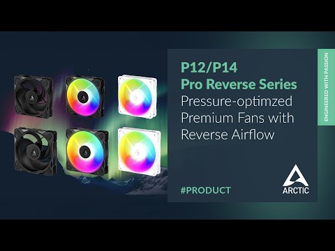Arctic P12 Pro Reverse A-RGB Black ACFAN00322A