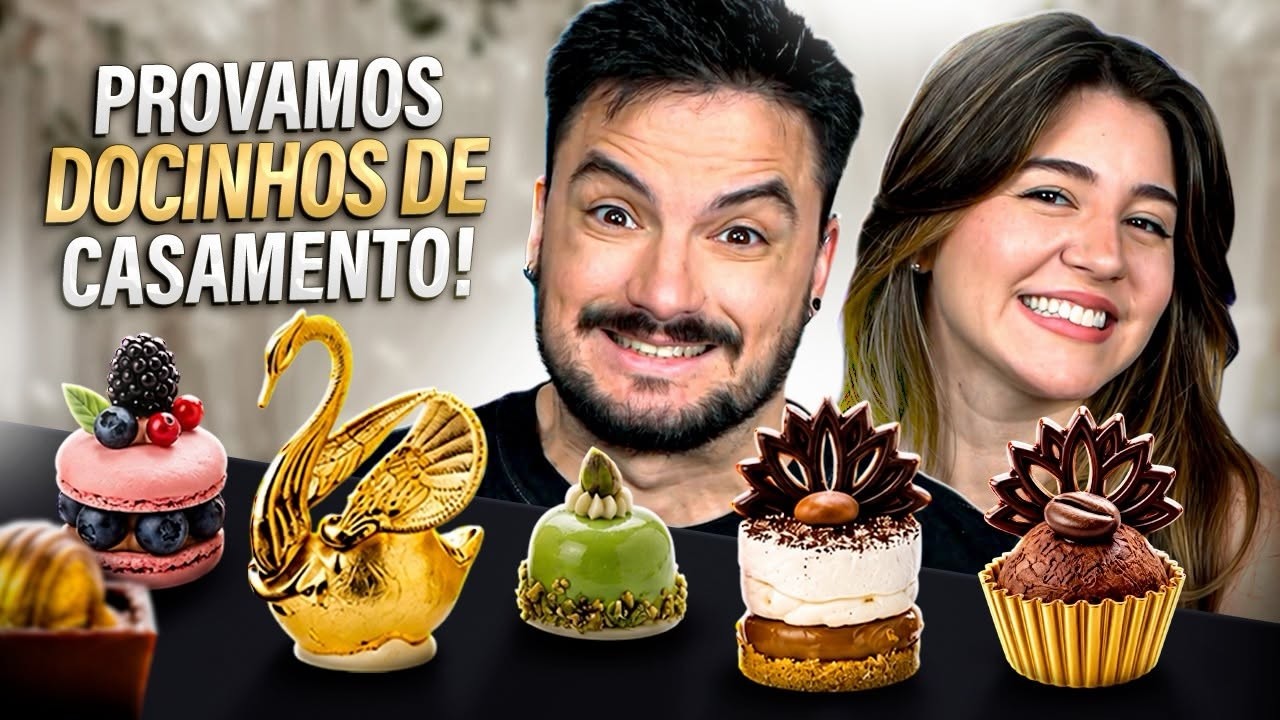 PROVANDO DOCINHOS DE CASAMENTO!