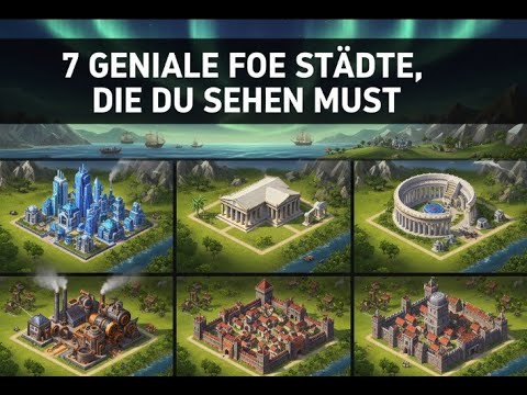 7 FoE Städte, die du noch nie gesehen hast!