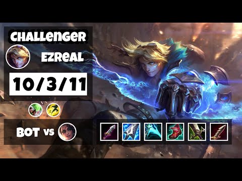 Ezreal Gameplay Challenger Replay S11 - 11.6 Bot Lane (10/3/11) - EU