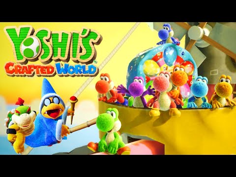 Yoshi's Crafted World - Full Game Walkthrough | 100% No Damage Gameplay