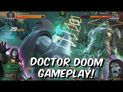 Doctor Doom Rank Up & Gameplay! - Solid God Tier Potential?! - Marvel Contest of Champions
