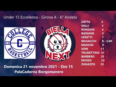 College vs Biella - 21/11/2021