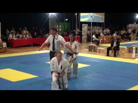 British Karate Kyokushinkai 8th Cup of Europe Rocio Maldonado v Hayley Beth Rowlands