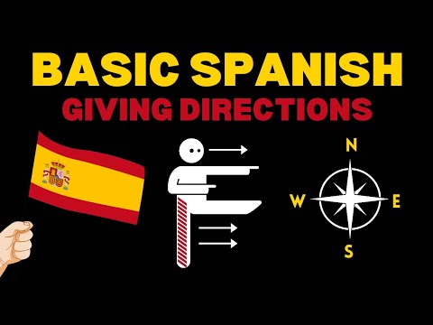 Compreensão básica do espanhol e instruções | Como dar instruções em espanhol
