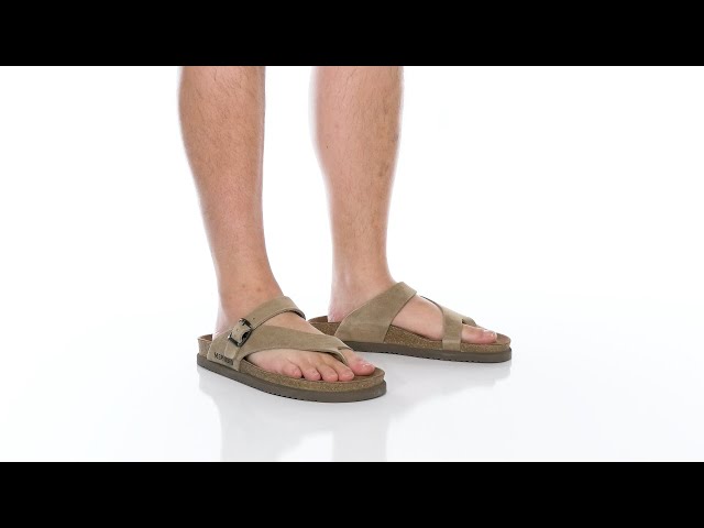 Vídeo relacionado con Mephisto Niels Sandalias de los Hombres los Flip-Flop Scratch 3451 Dark Brown tamaño : 43 EU