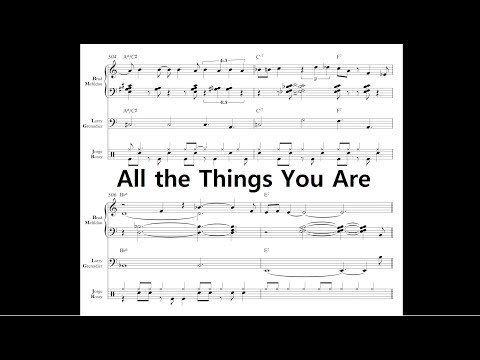 Brad Mehldau Trio - All the Things You Are (Complete Transcription)