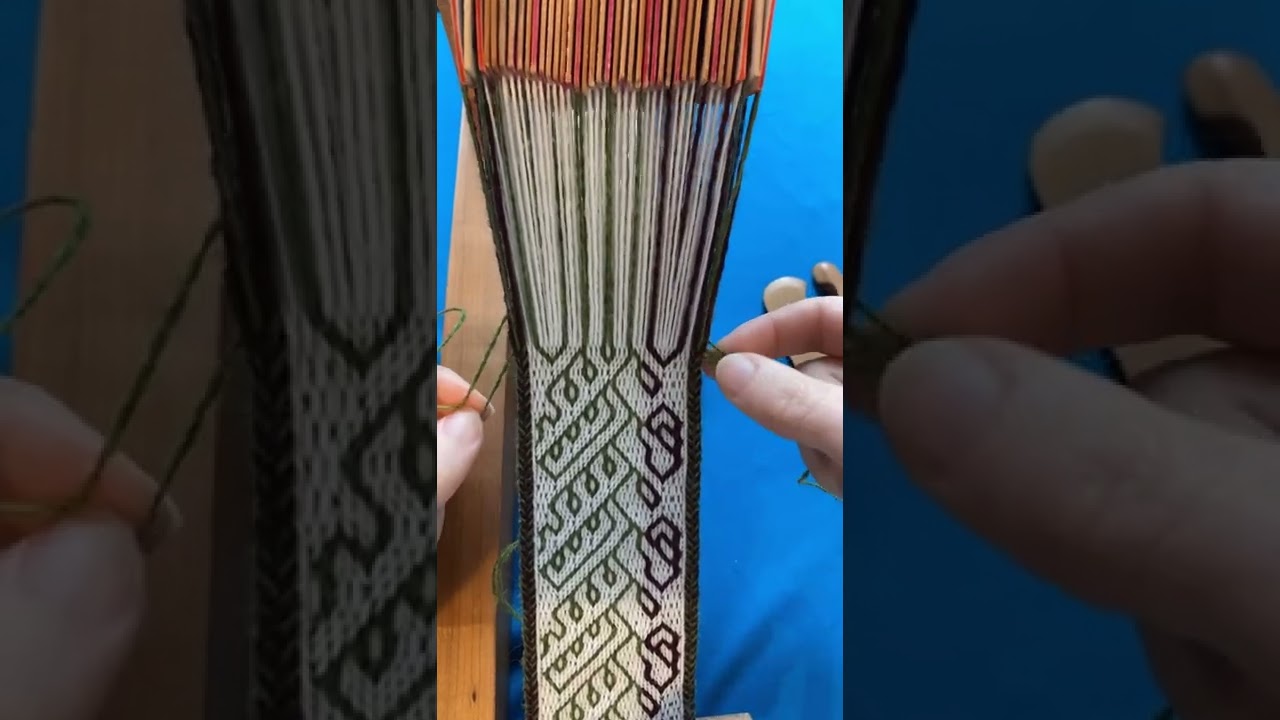 Securing the Weft at the End of the Band