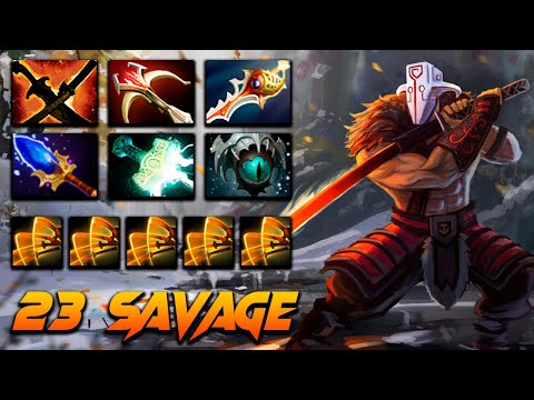 T1.23savage Juggernaut - Dota 2 Pro Gameplay [Watch & Learn]