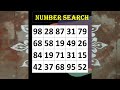 Number Numbers. Can’t you remember anything? #braingame#memory#puzzle#quiz#education -#014