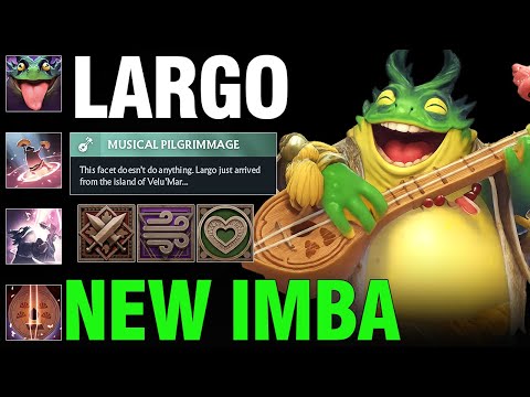 Largo New Imba Hero Full Match | Dota 2 New Patch 7.40