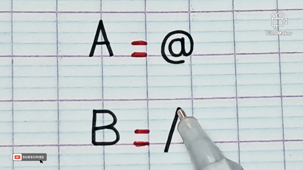 Learn a Secret Code Alphabet in 1 Minute❗️