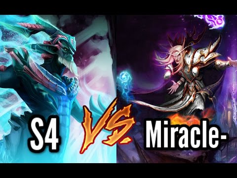 s4 vs Miracle -  No more Invoker Pick -  Ranked Match Gameplay Dota 2