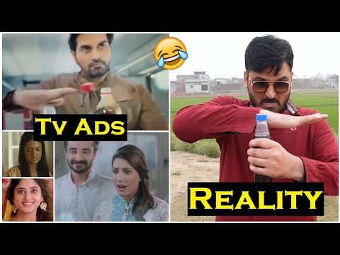 TV ADS VS REALITY - Sajal Ali - Saba Qamar - Indian - Pakistani - Hamza Ali Abbasi - Humayun Saeed