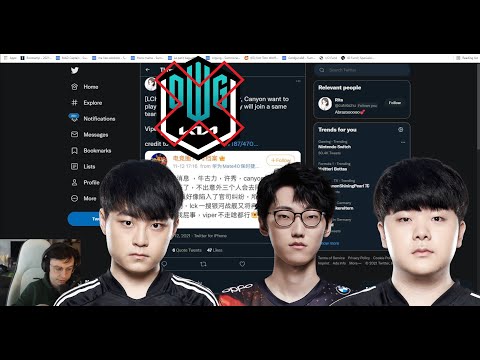 Caedrel on Nuguri , Canyon , Showmaker reunion