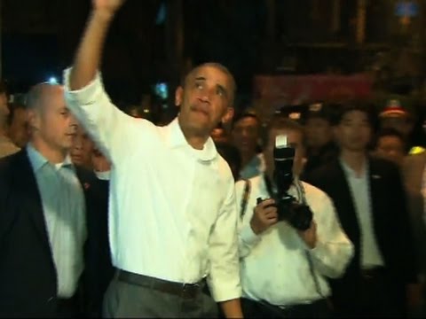 奧巴馬越南小店開餐熱爆網絡