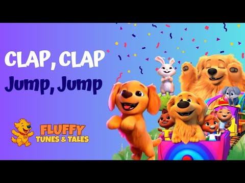 Clap, Clap, Jump, Jump | Action Song | @FluffyTunesTales  Nursery Rhymes &amp; Kids Song | Kids TV