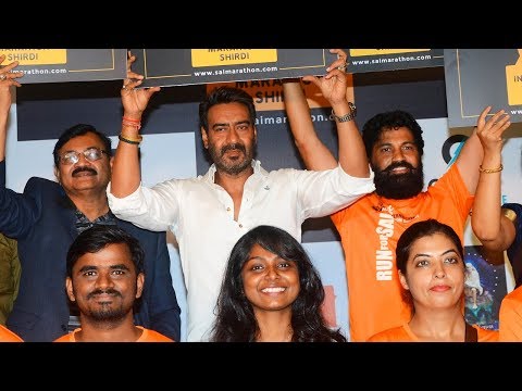 Ajay Devgn LAUNCHES First Of Its Kind Marathon in Shirdi, Nashik