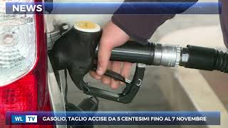 GASOLIO, TAGLIO ACCISE DA 5 CENTESIMI FINO AL 7 NOVEMBRE