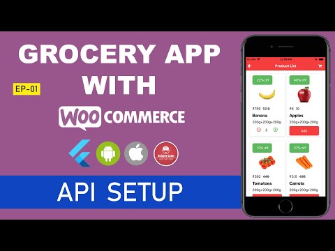  Flutter Grocery App WordPress WooCommerce Series  EP 02 WooCommerce API Setup