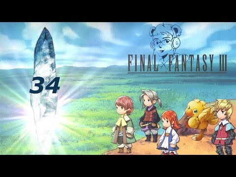 THE CRYSTAL TOWER & YELLOW DRAGON BOSS! | Final Fantasy 3 - Part 34