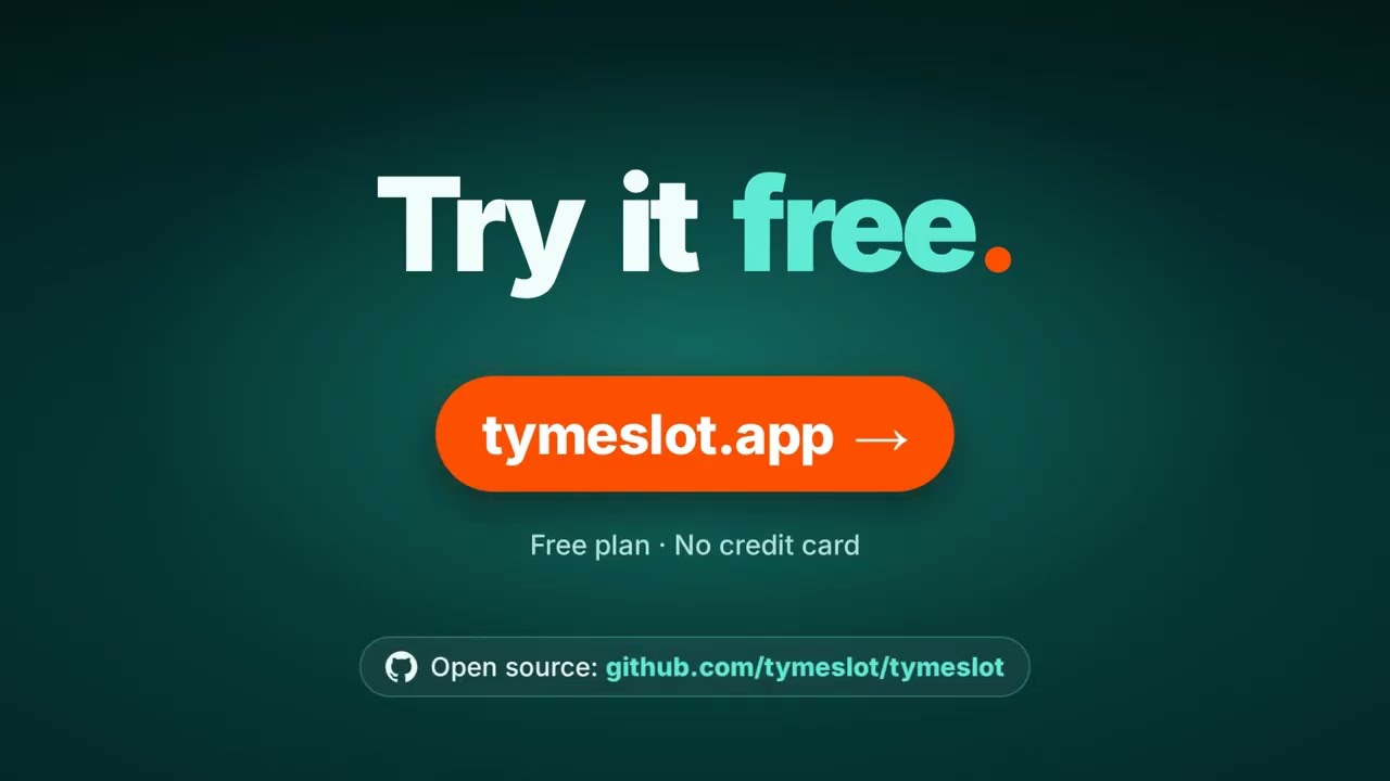 Tymeslot demo video