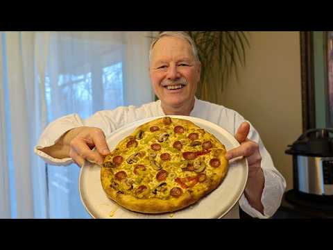 Just one Pizza Dough Ball - rustic and delicious (pizza for one!)