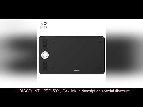 XPPen Deco 02 Graphics Drawing Tablet Pen Tablet with P06 Battery-Free Passive Stylus and Shortcut K